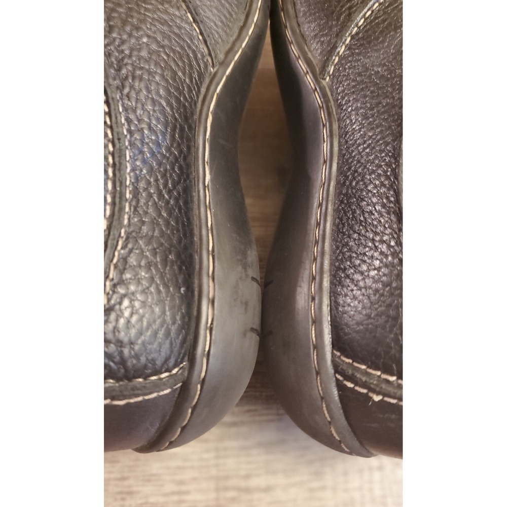 Clarks Bendables Leather Lace Up Shoes Women's Size 6.5 Black - Picture 7 of 12